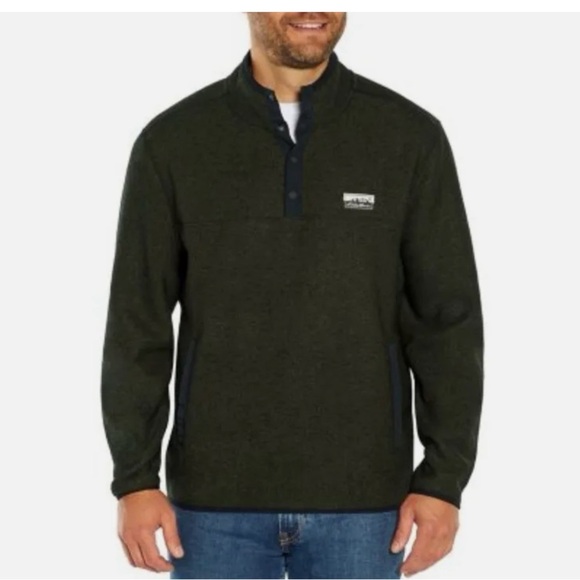 Eddie Bauer Men’s Classic‎ Fit Long Sleeve Pullover Fleece Jacket - Picture 1 of 14